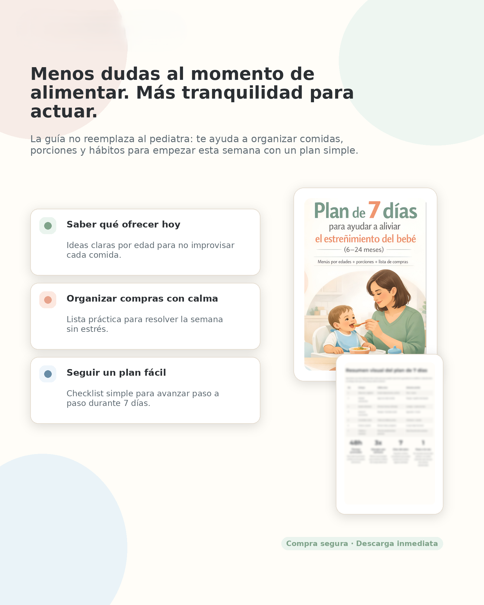 Plan de 7 días para ayudar a aliviar el estreñimiento del bebé (6–24 meses) - Imagen 4